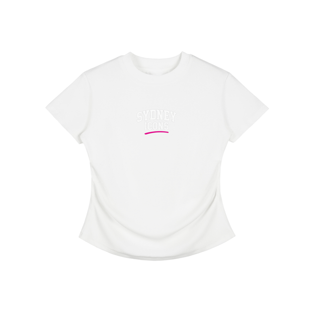 xdrop, womenswear, croptop,womens,vnecktee, lapelstyle, sportyfi,chicstyle, nylonblend, bodycon,aussiedesign, streetstyle, act,dropfashion