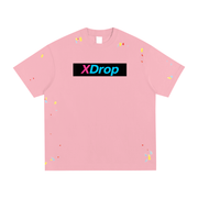 womens, mens, limitededition,core collection, paint splatte,washed cotton t-shirt, hand pa,xdrop core, streetwear austral,artisan streetwear, minimalist,premium streetwear, creative b