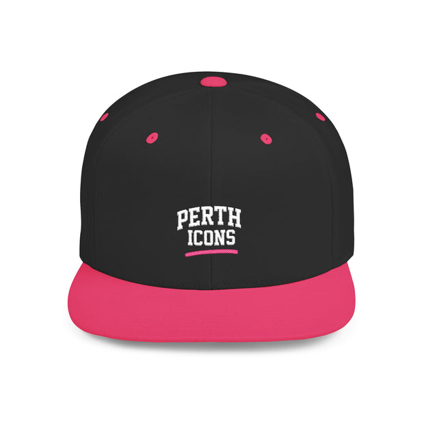 Perth Icons Flat Bill Snapback Hat