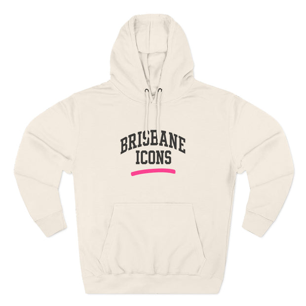 Brisbane Icons Three-Panel Premium Fleece Hoodie