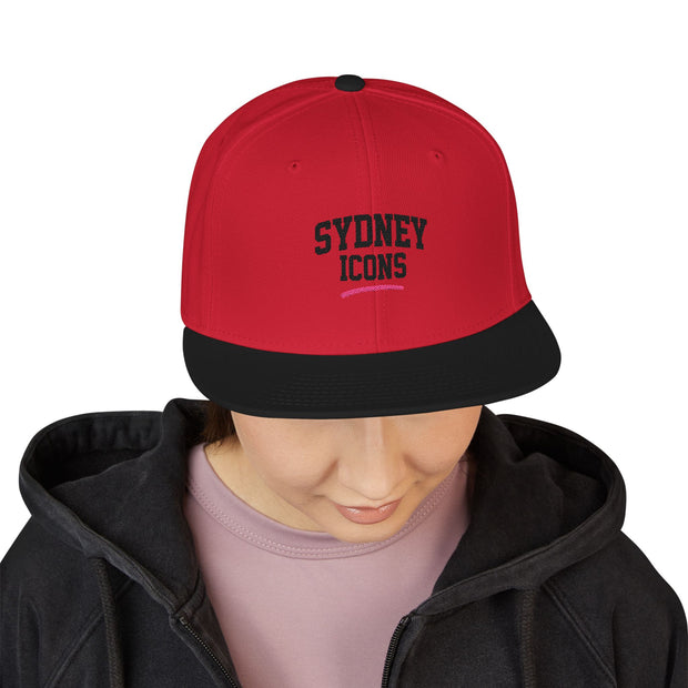 Sydney Icons Embroidered Snapback Cap