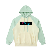mens, menswear, limitededition,core collection, color block h,xdrop core, streetwear hoodie,,oversized fit, sporty style, c,contrast panel hoodie, everyda