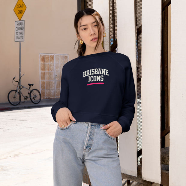 Brisbane Icons Cropped Fleece Pullove