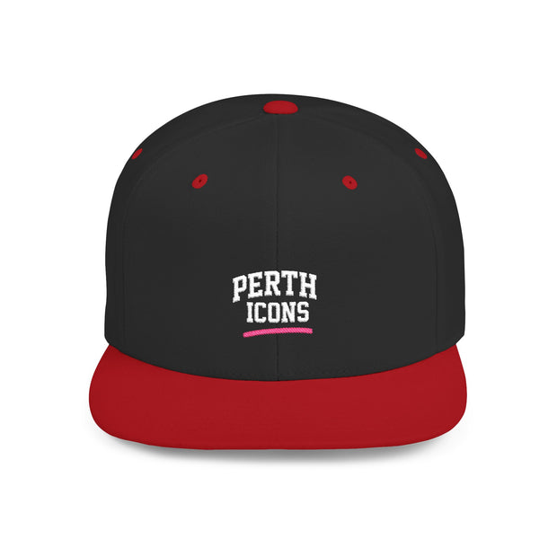 Perth Icons Flat Bill Snapback Hat