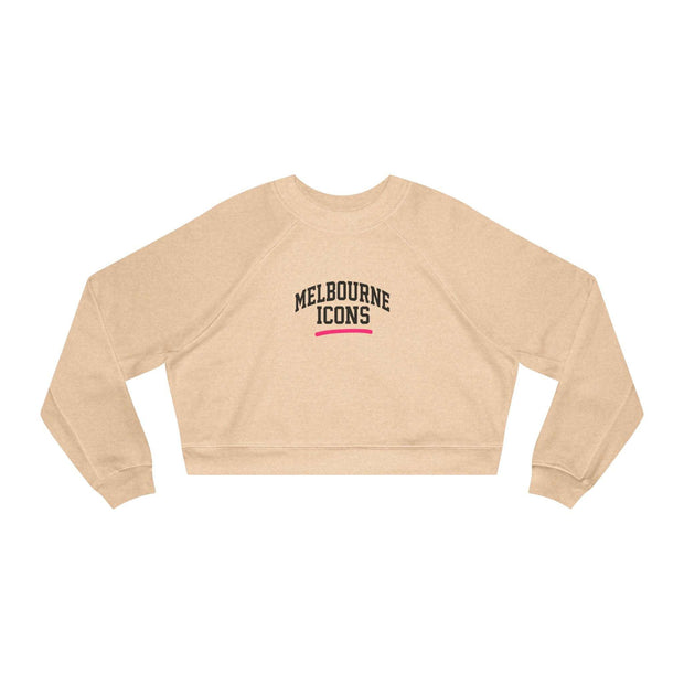Melbourne Icons Cropped Fleece Pullover