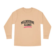 Melbourne Icons Longsleeve Tee - Crewneck Fit