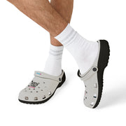 White EVA Foam Clogs with “Petty Icon” Graphic