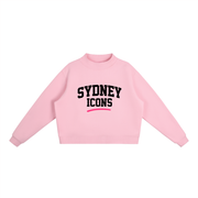 women, womenswear,xdrop, womenswear, fleececrew,midneck, cottonblend, aussiede,aussiebrand, relaxedfit, cropp,womensstyle, streetwearau, coz,dropfashion