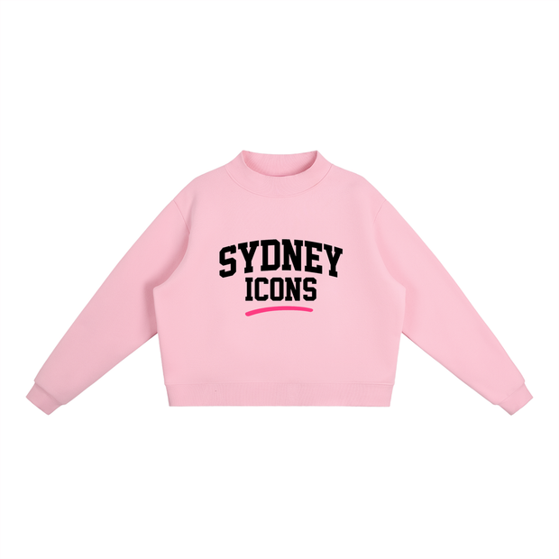women, womenswear,xdrop, womenswear, fleececrew,midneck, cottonblend, aussiede,aussiebrand, relaxedfit, cropp,womensstyle, streetwearau, coz,dropfashion