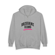Brisbane Icons Full Zip Hooded Sweatshirt