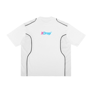 xdrop, menswear, contrastpanel,pipedtee, streetwearau, aussie,relaxedfit, sportylook, cotton,mens,aussiebrand, modernstyle, casu,dropfashion