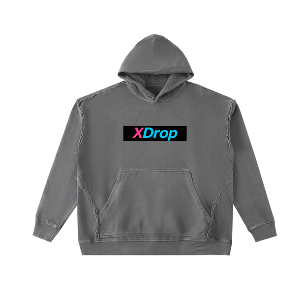 mens, menswear, limitededition,core collection, raw seam hood,xdrop core, heavyweight cotton,men’s oversized hoodie, minima,drop shoulder, premium streetw,everyday essential, vintage te