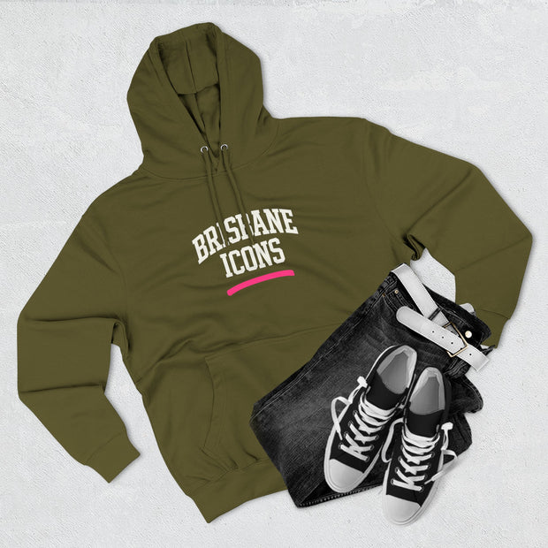 Brisbane Icons Three-Panel Premium Fleece Hoodie
