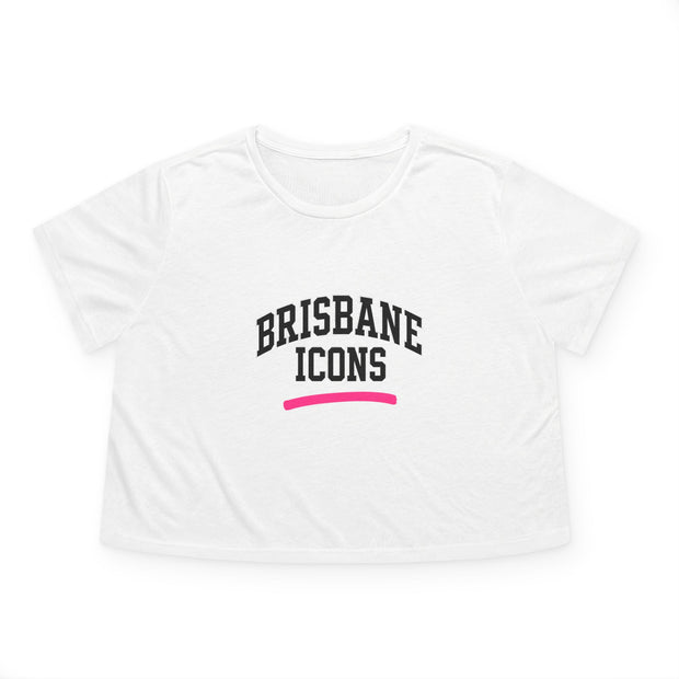 Brisbane Icons Flowy Cropped Tee