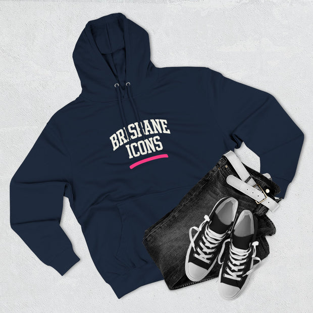 Brisbane Icons Three-Panel Premium Fleece Hoodie