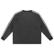 mens, menswear, limitededition,core collection, contrast tape,snow wash sweater, xdrop core,,cotton sweatshirt, unisex stre,raglan sleeve, oversized fit, ,men’s streetwear, everyday ess