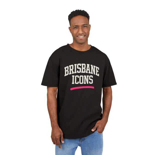 Brisbane Icons Acid Wash Oversized Tee