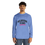 Melbourne Icons Longsleeve Tee - Crewneck Fit