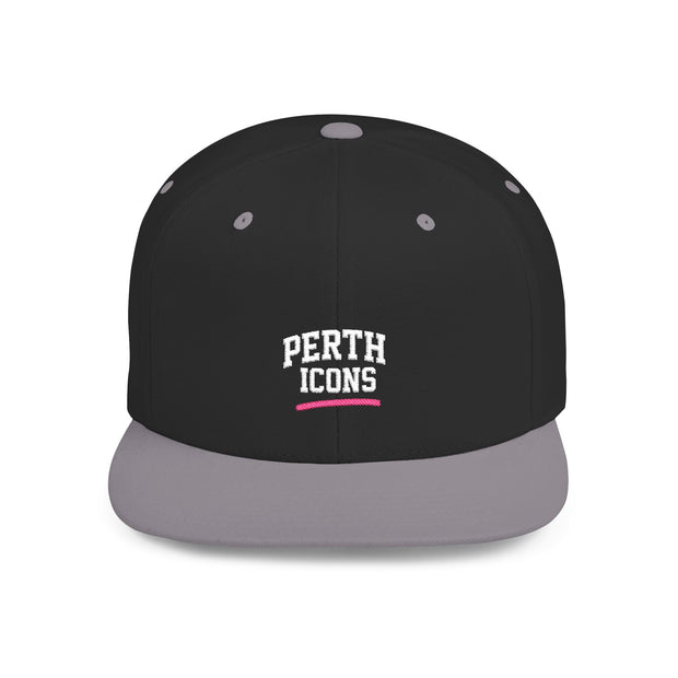Perth Icons Flat Bill Snapback Hat