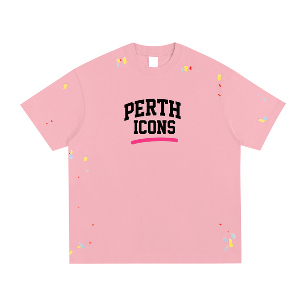 mens, womens, limitedEdition,xdrop, perthicons, drop020,paintsplatter, handpainted, st,unisexstyle, purecotton, perth,artistictee, australianbrand, ,streetfashion