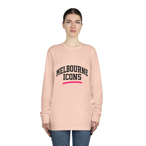 Melbourne Icons Longsleeve Tee - Crewneck Fit