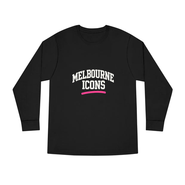 Melbourne Icons Longsleeve Tee - Crewneck Fit