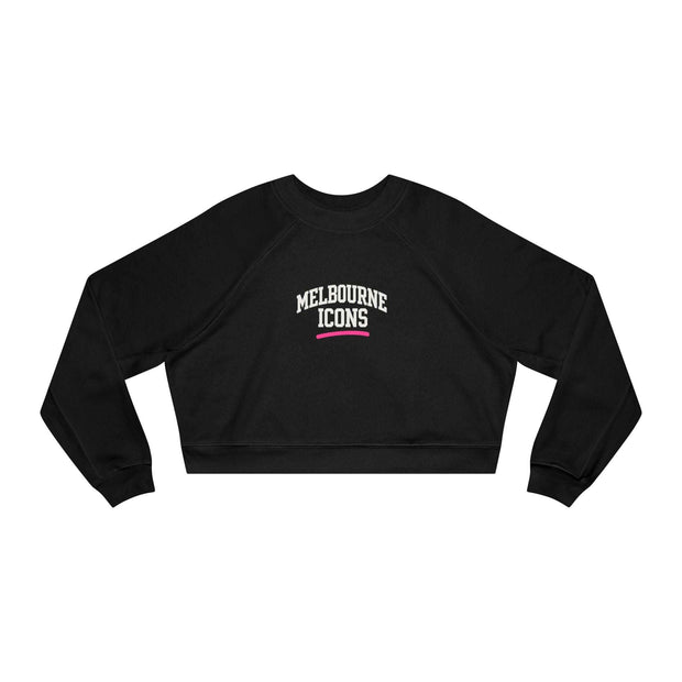 Melbourne Icons Cropped Fleece Pullover