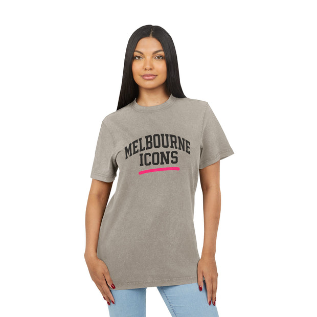 Melbourne Icons Acid Washed Tee