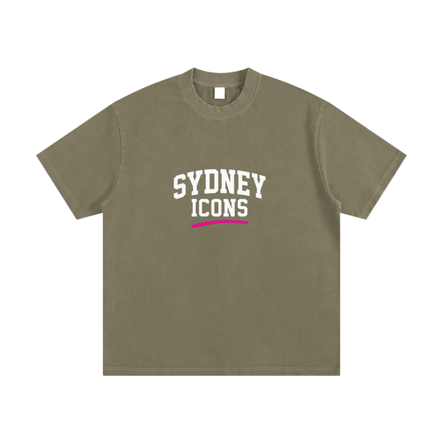 Heavyweight Vintage Washed Frayed T-Shirt