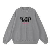 Snow Washed Oversized Sweatshirt