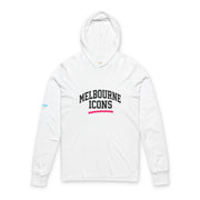 Melbourne Icons Unisex Hooded Long Sleeve Tee