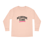 Melbourne Icons Longsleeve Tee - Crewneck Fit