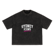 Textured Waffle Washed Boxy T-Shirt