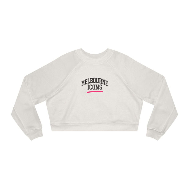 Melbourne Icons Cropped Fleece Pullover
