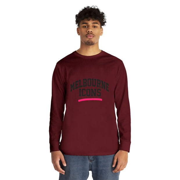 Melbourne Icons Longsleeve Tee - Crewneck Fit