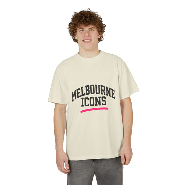 Melbourne Icons Drop-Shoulder Tee - Oversized Fit
