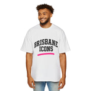 Brisbane Icons Oversized Men’s Streetwear Graphic Tee