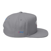 Melbourne Icons Embroidered Flat Bill Cap - Streetwear Snapback