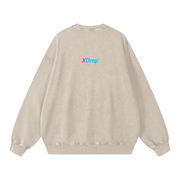 Snow Washed Oversized Sweatshirt