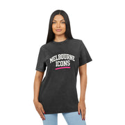 Melbourne Icons Acid Washed Tee