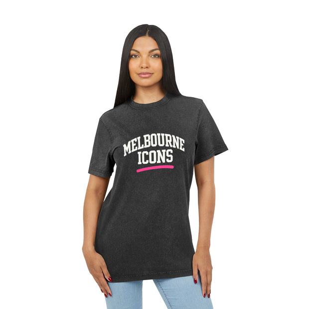 Melbourne Icons Acid Washed Tee