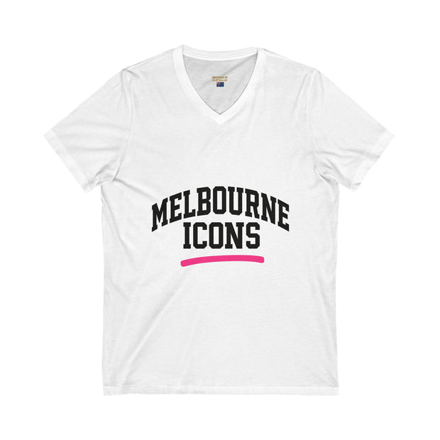 Melbourne Icons V-Neck Casual Tee