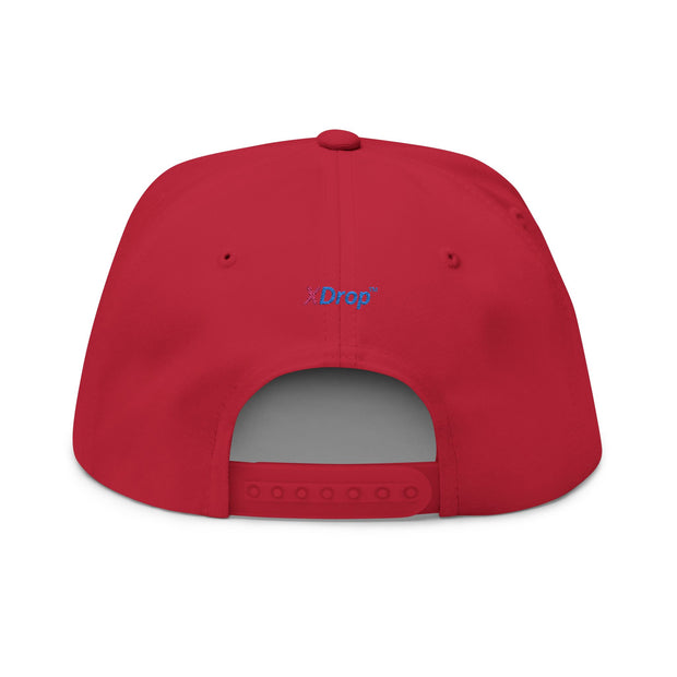 Melbourne Icons Embroidered Flat Bill Cap - Streetwear Snapback
