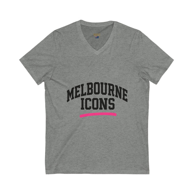 Melbourne Icons V-Neck Casual Tee