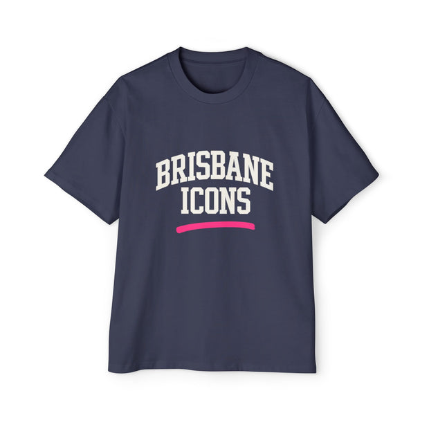 Brisbane Icons Oversized Men’s Streetwear Graphic Tee