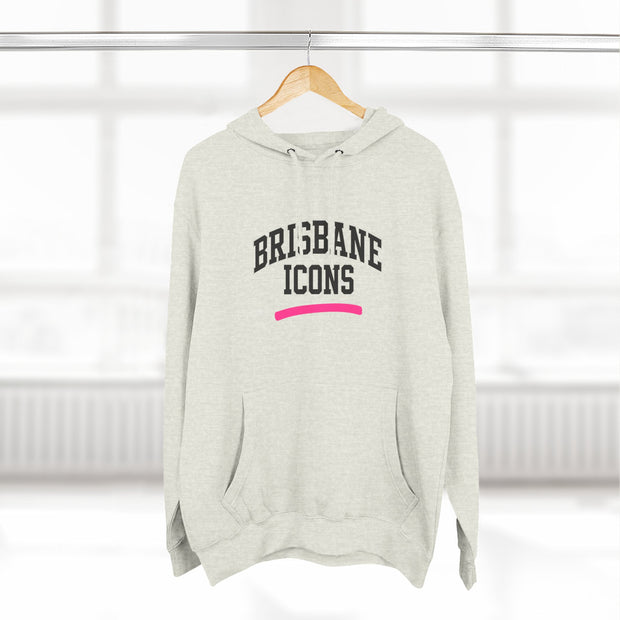 Brisbane Icons Three-Panel Premium Fleece Hoodie