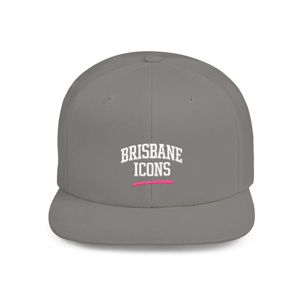 Brisbane Icons Flat Bill Snapback Hat