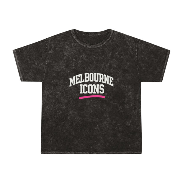 Melbourne Icons Mineral Wash Tee - Vintage Street Style
