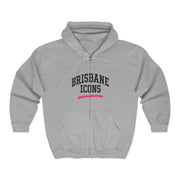 Brisbane Icons Full Zip Hooded Sweatshirt