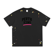 mens, womens, limitedEdition,xdrop, perthicons, drop020,paintsplatter, handpainted, st,unisexstyle, purecotton, perth,artistictee, australianbrand, ,streetfashion
